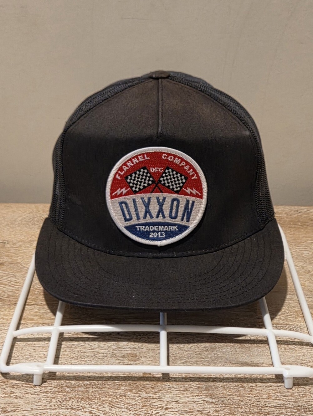 DIXXON Flannel Company DFC Snapback Trucker Hat - Checkered Flag Center Patch